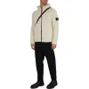 STONE ISLAND Ivory Wool Cardigan 'Plaster' 7915544D4-V0097 sold by KicksCrew