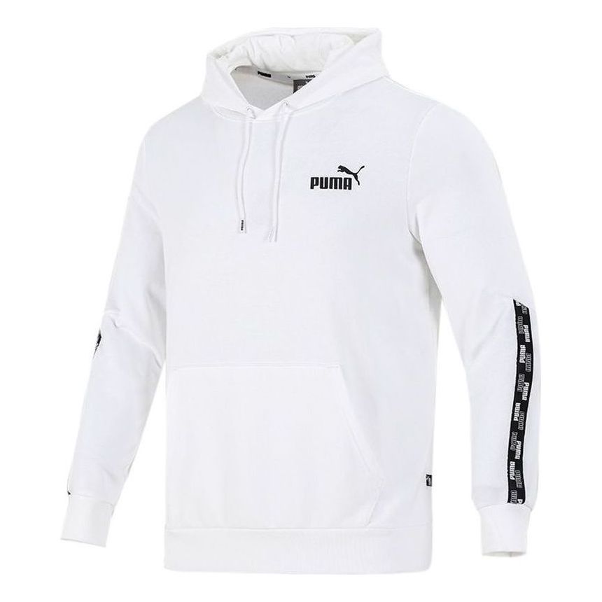 Puma Essentials Tape Sweatshirt 'White' 846560-02 sold by KicksCrew