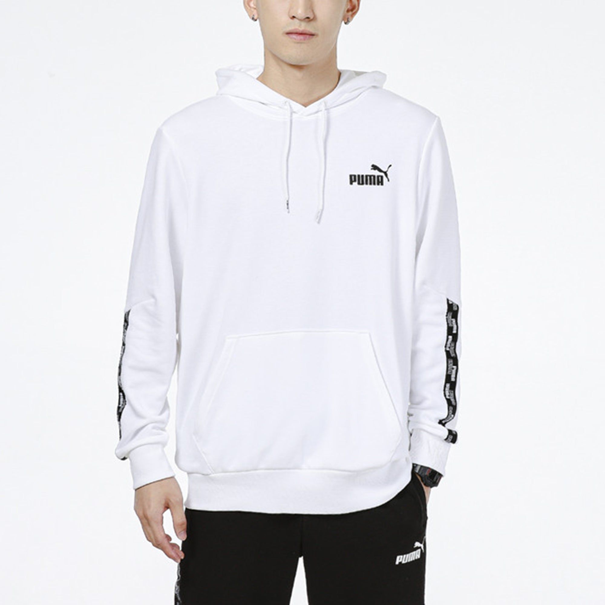 Puma Essentials Tape Sweatshirt 'White' 846560-02 sold by KicksCrew product image thumbnail 3
