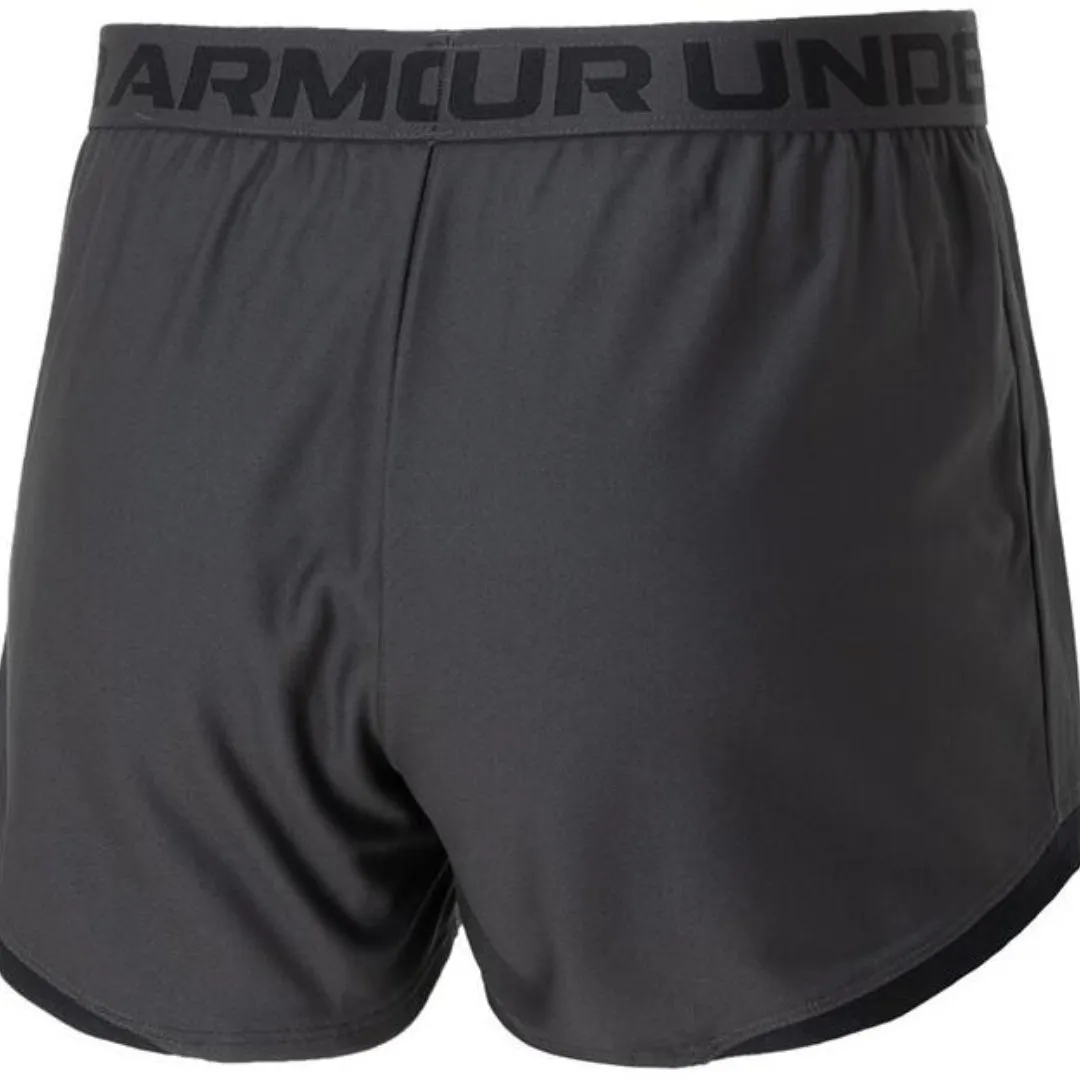 (WMNS) Under Armour Play Up Sports Shorts 'Black' 1362517-010 sold by KicksCrew product image thumbnail 2