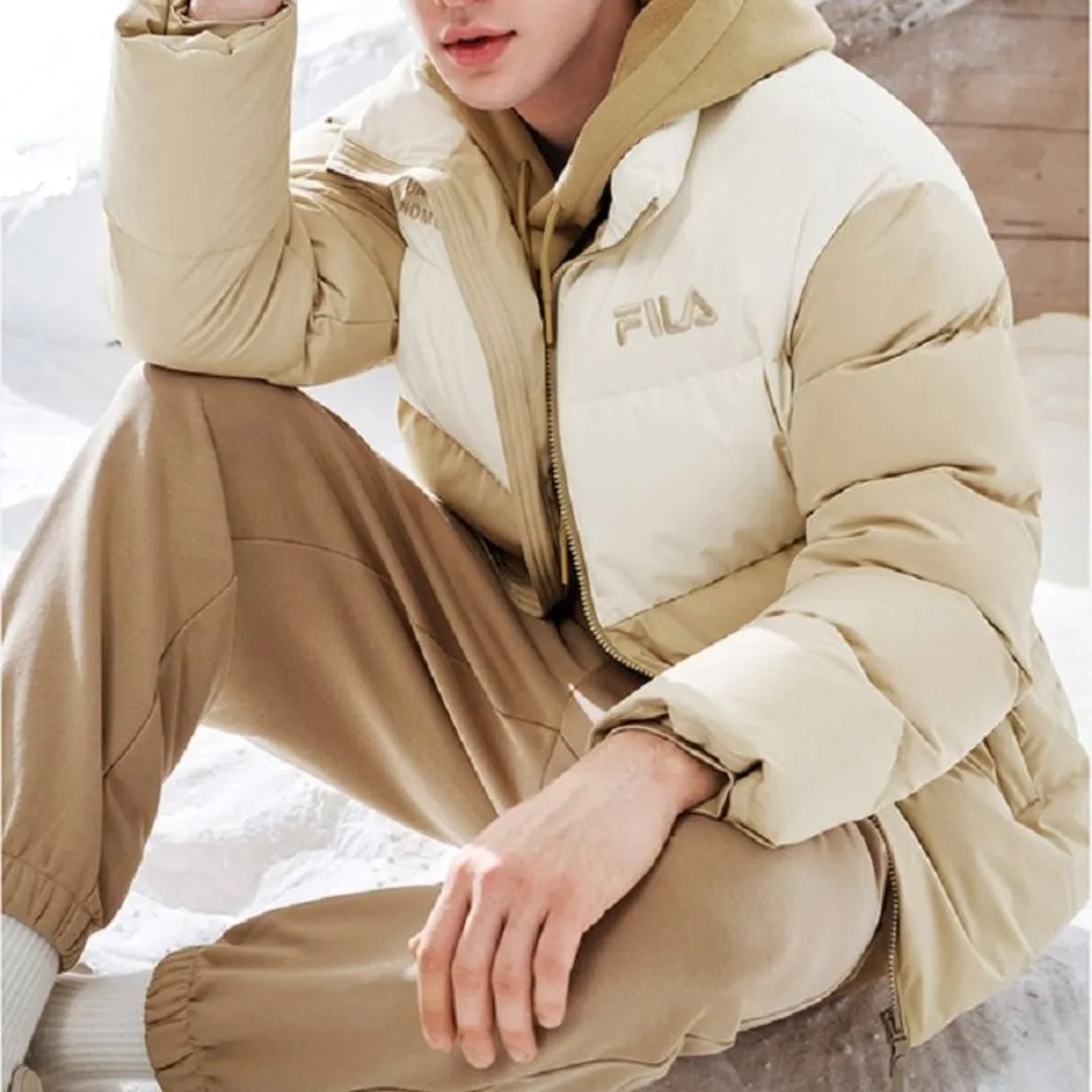 FILA Down Jacket 'Beige White' F11U249903F-LK sold by KicksCrew product image thumbnail 3