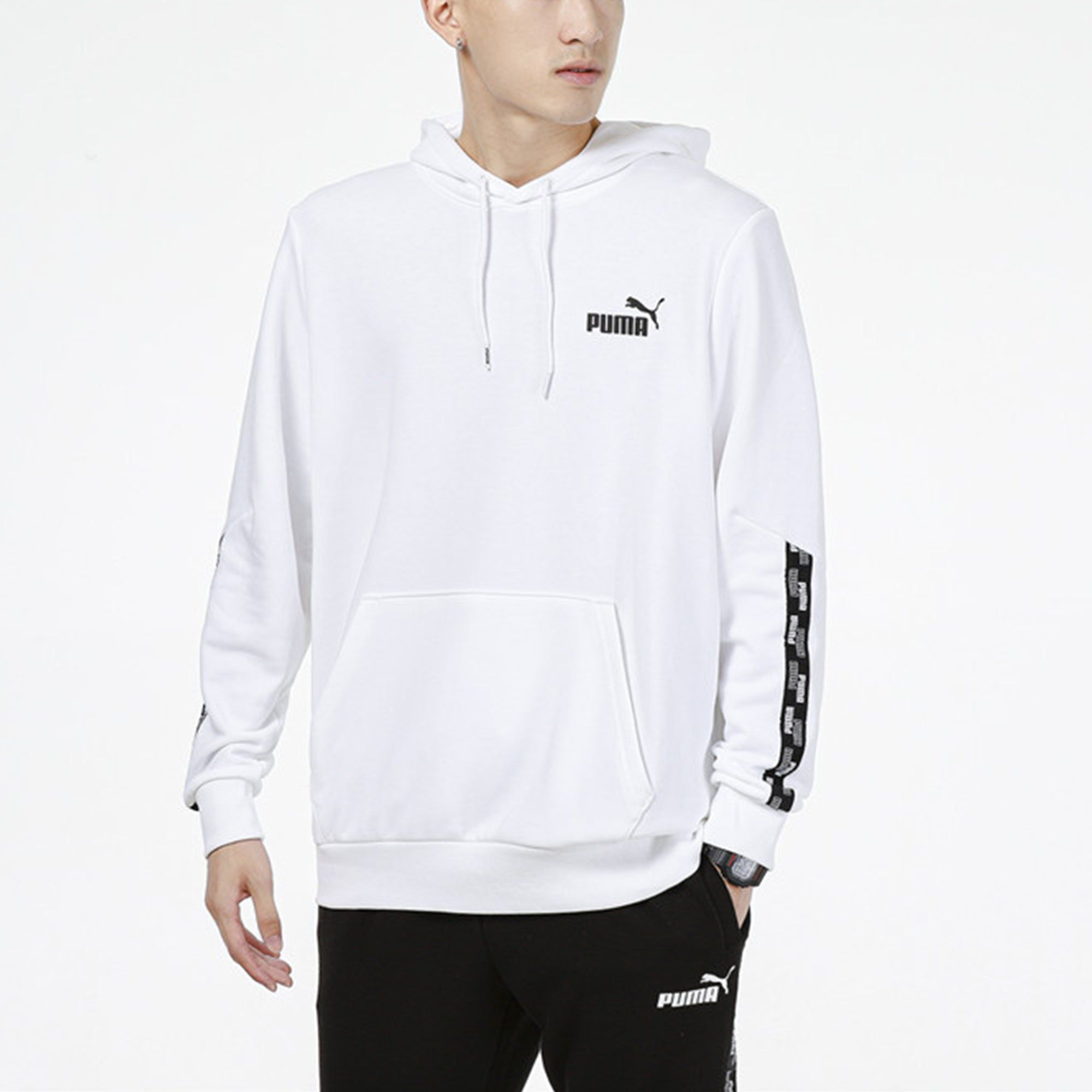 Puma Essentials Tape Sweatshirt 'White' 846560-02 sold by KicksCrew product image thumbnail 5