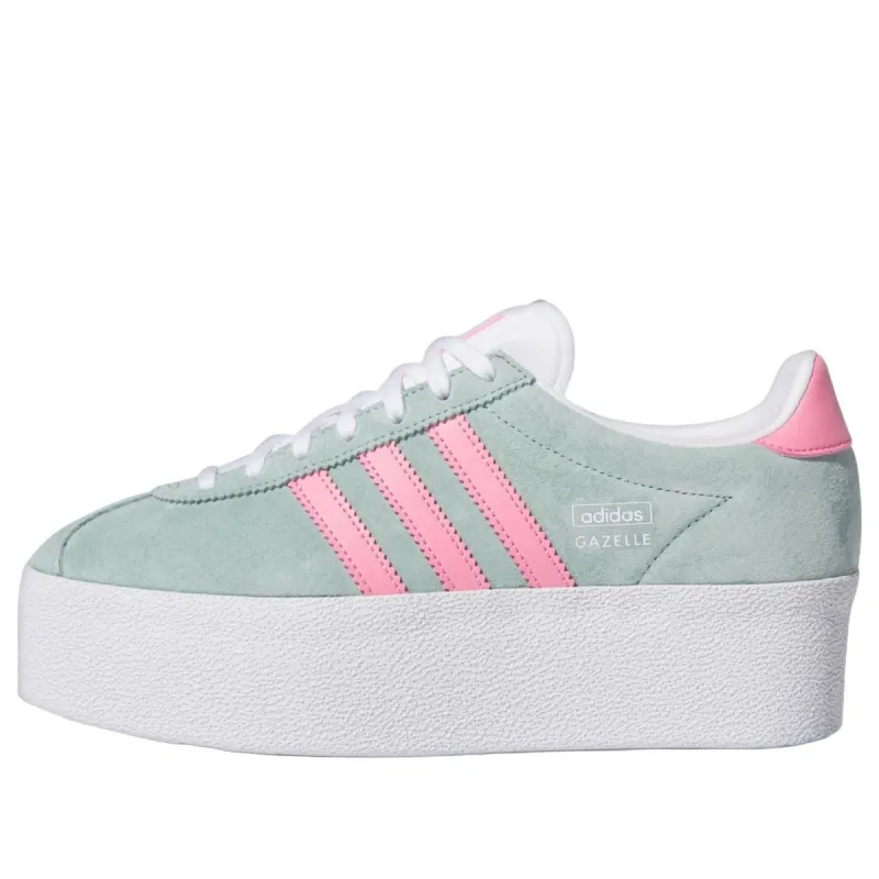 (WMNS) adidas Gazelle Up 'Hazy Green Bliss Pink' IH1293 sold by KicksCrew