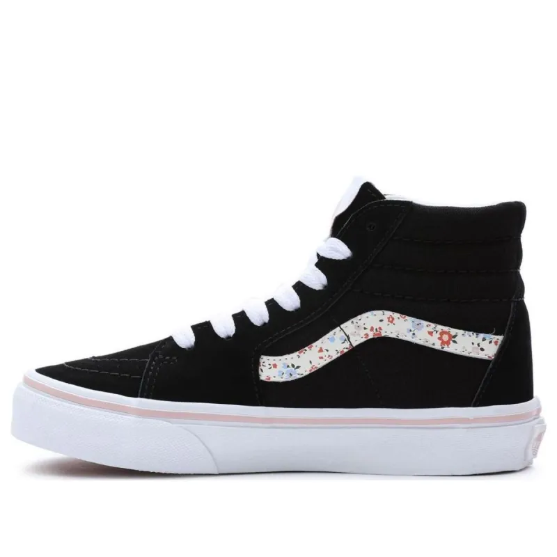 (PS) Vans SK8-Hi Floral Shoes 'Black White' VN000D5FBOQ sold by KicksCrew