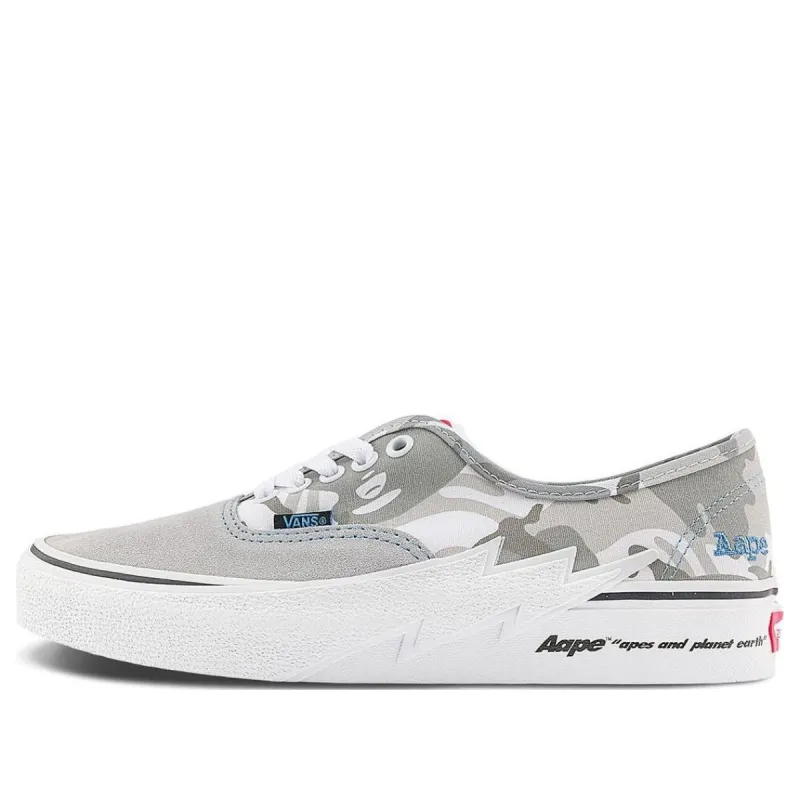 Vans X Aape Authentic Bolt Sneakers 'Grey Blue' VN000BWCY31 sold by KicksCrew