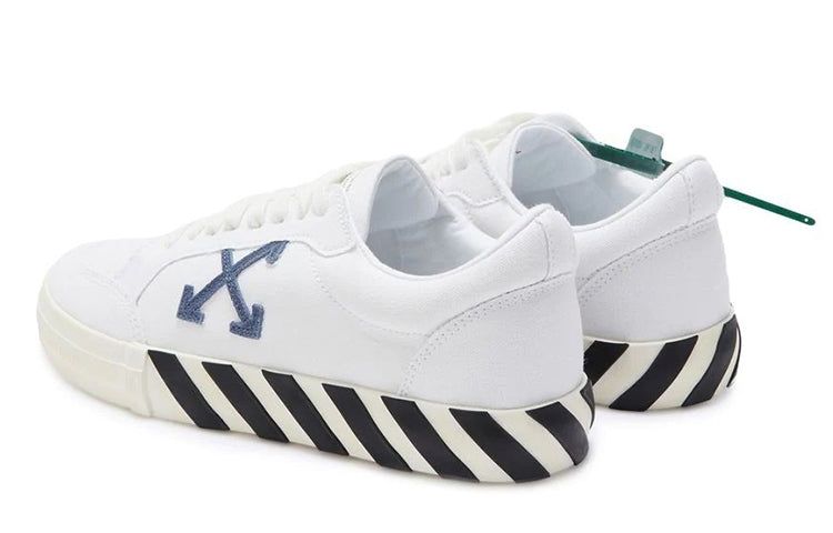Off-White Vulc Low Cotton 'White Blue Black' OMIA085S22FAB0010145 sold by KicksCrew product image thumbnail 3