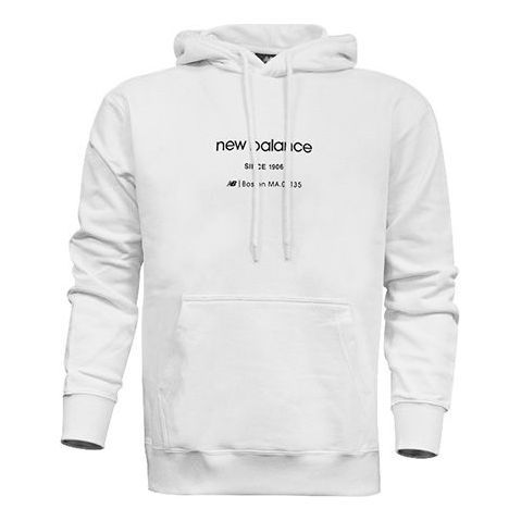 New Balance Casual Lifestyle Hoodie 'White' NCA4E023-IV sold by KicksCrew