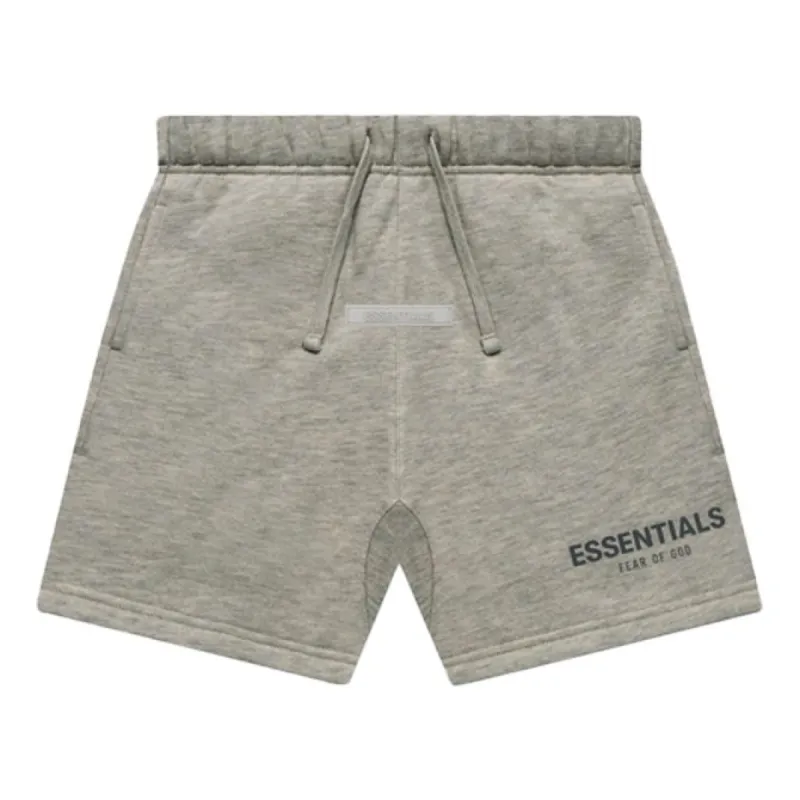 Fear of God Essentials FW21 Sweatshort 'Dark Heather Oatmeal' FOG-FW21-160 sold by KicksCrew