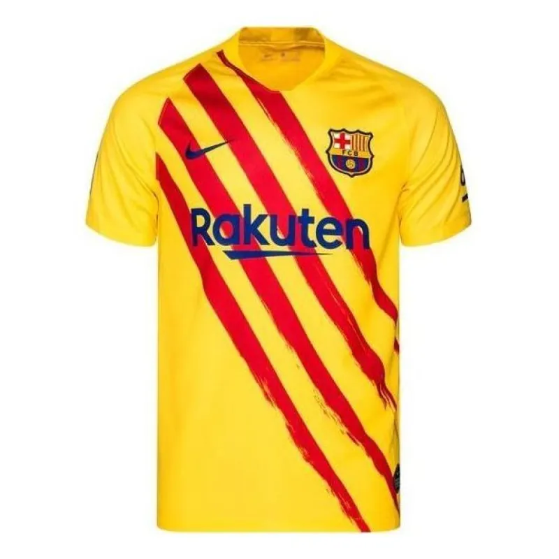 Nike FC Barcelona El Classico Stadium Mens Soccer Jersey 19/20 'Gold' CT2527-727 sold by KicksCrew