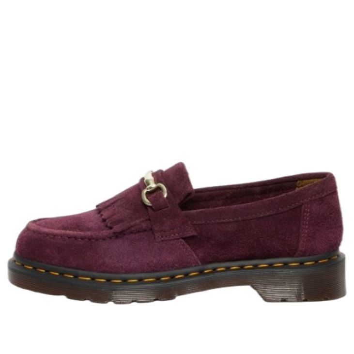 Dr.Martens Snaffle Suede Loafers 'Plum' 27425539 sold by KicksCrew