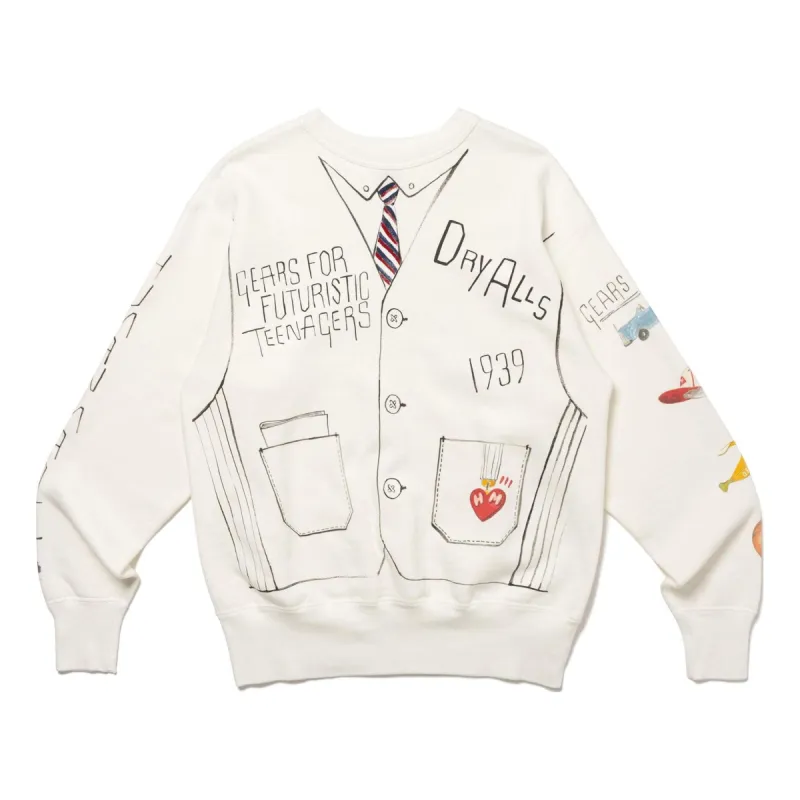 HUMAN MADE Graphic Sweatshirt 'White' HM26CS024 sold by KicksCrew