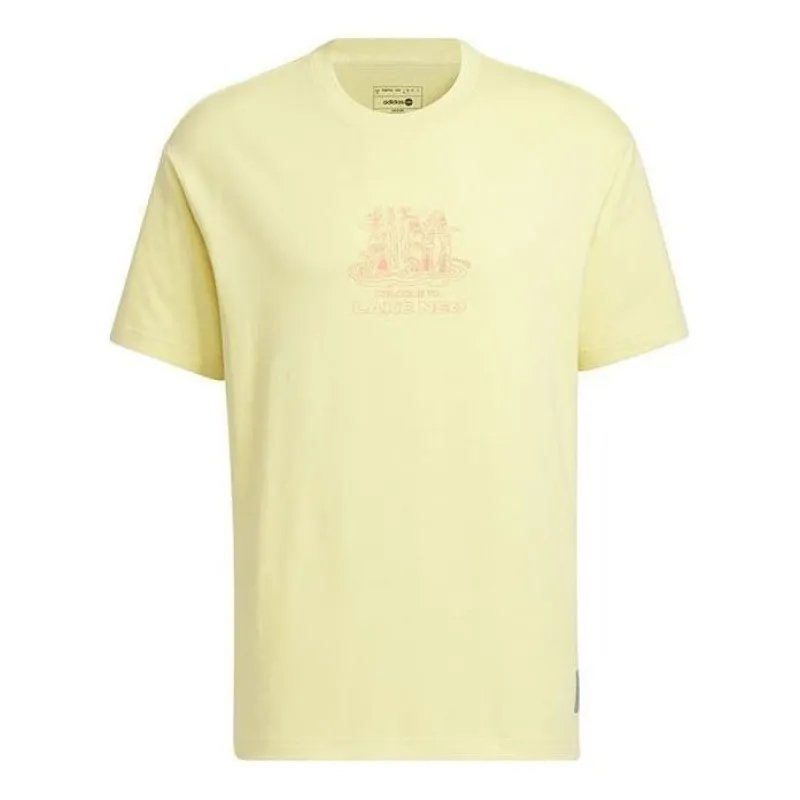 Adidas U Cesp Tee 2 'Yellow' IA6853 sold by KicksCrew