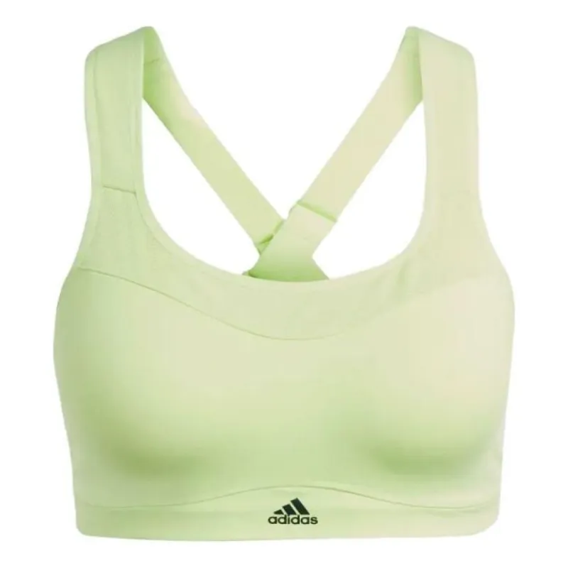 (WMNS) Adidas Tlrd Impact Training High-support Bra 'Green' IK0163 sold by KicksCrew