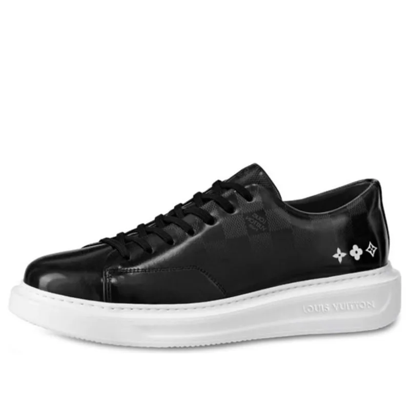 LOUIS VUITTON LV Beverly Hills Sneakers 'Monogram Black' 1A5UFK sold by KicksCrew