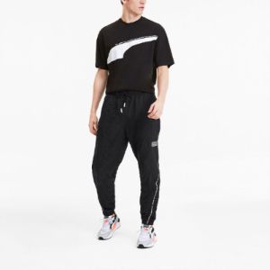 Puma Avenir Pants 'Black White' 597363-01 sold by KicksCrew