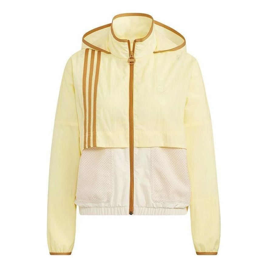 (WMNS) Adidas Neo Util Windbreaker Jackets 'Yellow' HN2329 sold by KicksCrew