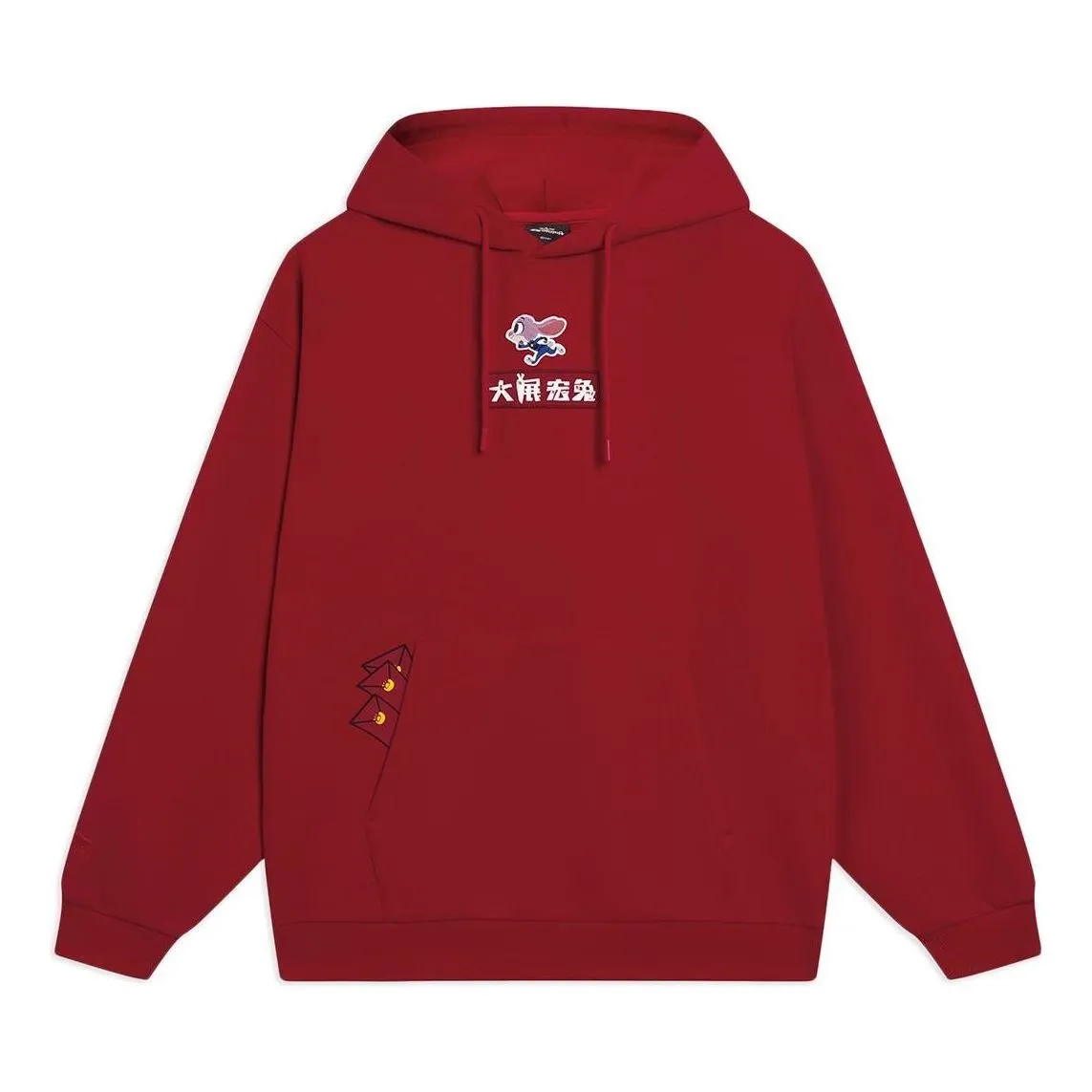Li-Ning x Disney Zootopia Graphic Hoodie 'Red' AWDT345-1 sold by KicksCrew