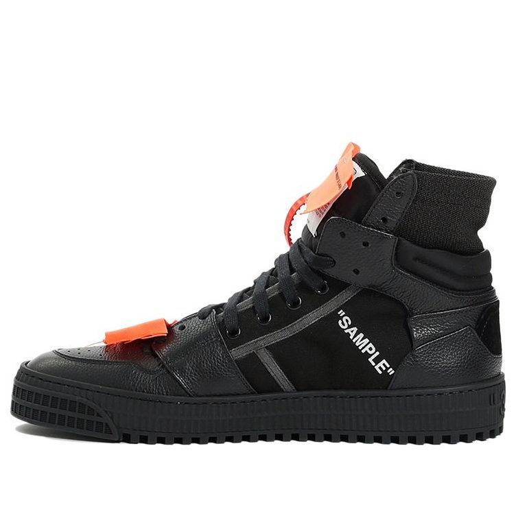 Off-White Off Court 3.0 High 'Black Orange' OMIA065E18A420011000 sold by KicksCrew