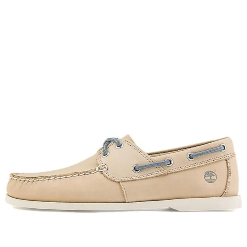 Timberland Cedar Bay Boat Shoes 'Light Beige Nubuck' A66DHW sold by KicksCrew
