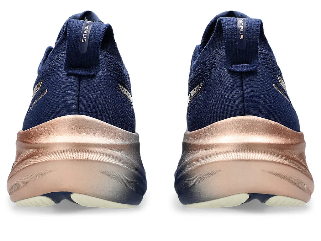 (WMNS) ASICS Gel-Nimbus 26 Platinum 'Navy' 1012B740-400 sold by KicksCrew product image thumbnail 5