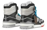 LOUIS VUITTON 408 Paris High Top Sneakers 'Black Grey Blue' 1A7RWZ sold by KicksCrew