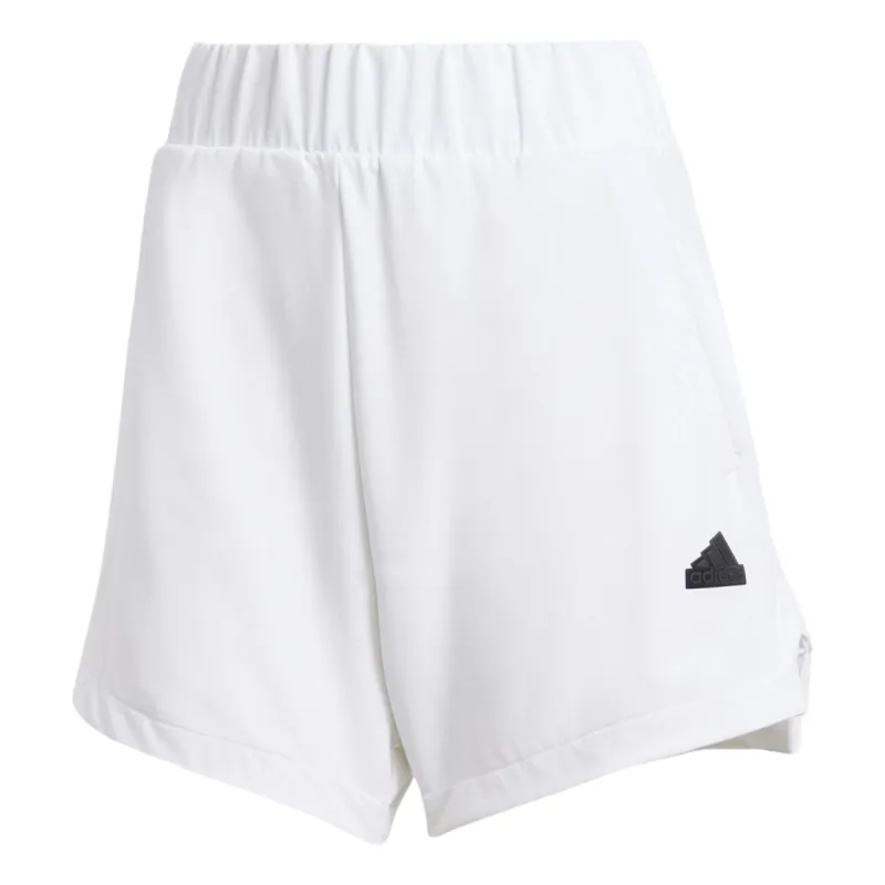 (WMNS) adidas Z.N.E. Woven Shorts Asia Sizing 'White' IN9481 sold by KicksCrew
