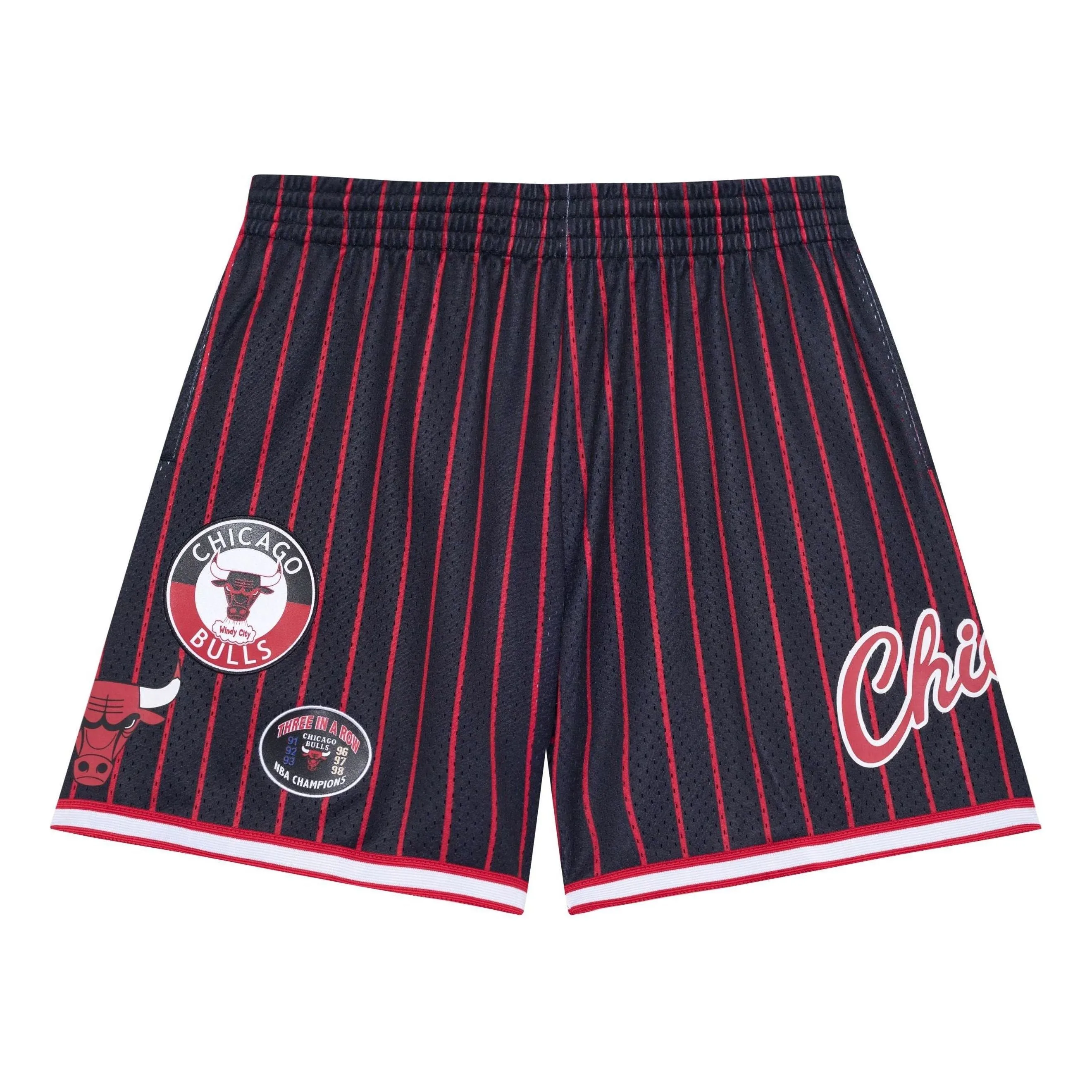 Mitchell & Ness x NBA City Collection Mesh Shorts 'Chicago Bulls' PSHR5013-CBUYYPPPBKRD sold by KicksCrew