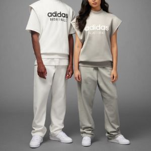 adidas Basketball Sleeveless Sweatshirt 'White' IA3417 sold by KicksCrew