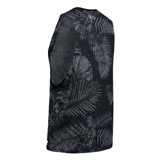 Under Armour Project Rock Aloha Camo Tank Top 'Black Grey' 1351590-001 sold by KicksCrew