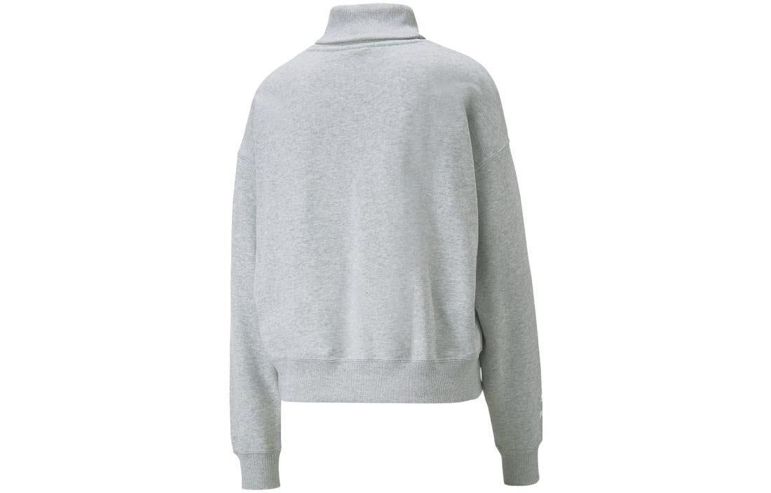 (WMNS) Puma Team Sweatshirt 'Grey' 539271-04 sold by KicksCrew product image thumbnail 2