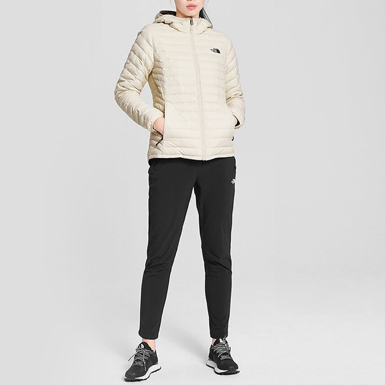 (WMNS) THE NORTH FACE Hooded Jacket 'White' 4NFC-11P sold by KicksCrew product image thumbnail 3