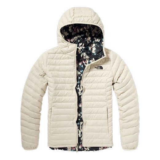 (WMNS) THE NORTH FACE Hooded Jacket 'White' 4NFC-11P sold by KicksCrew