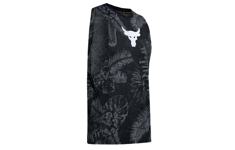 Under Armour Project Rock Aloha Camo Tank Top 'Black Grey' 1351590-001 sold by KicksCrew product image thumbnail 2