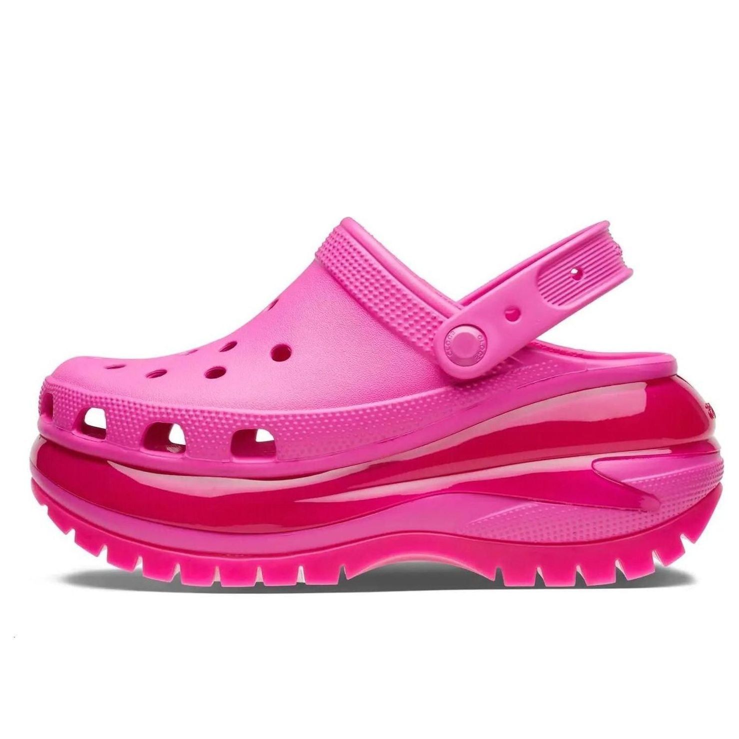 Crocs Classic Mega Crush Clog 'Pink' 207988-6UB sold by KicksCrew