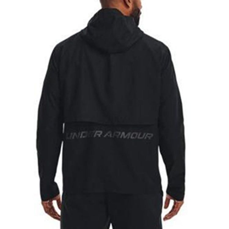 Under Armour Launch Hooded Jacket 'Black' 1376795-001 sold by KicksCrew product image thumbnail 2