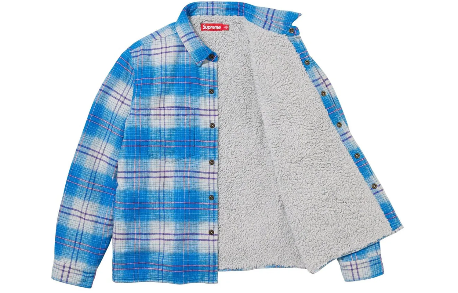 Supreme FW23 Week12 FW23 Lined Jacket 'Blue' SUP-FW23-192 sold by KicksCrew product image thumbnail 4