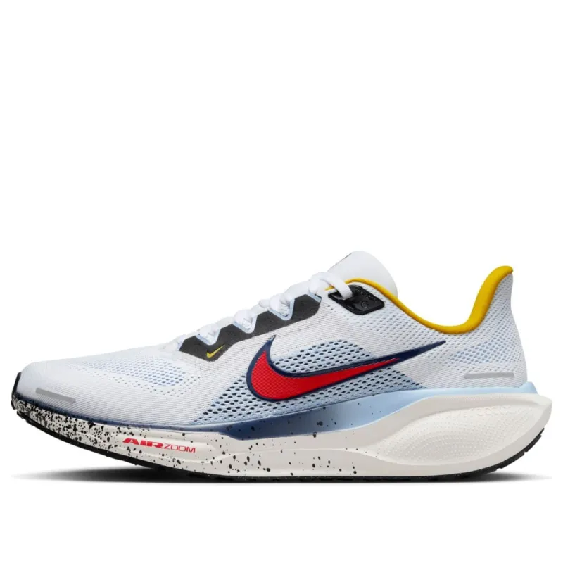 Nike Air Zoom Pegasus 41 'White Psychic Blue Red' HJ9068-100 sold by KicksCrew