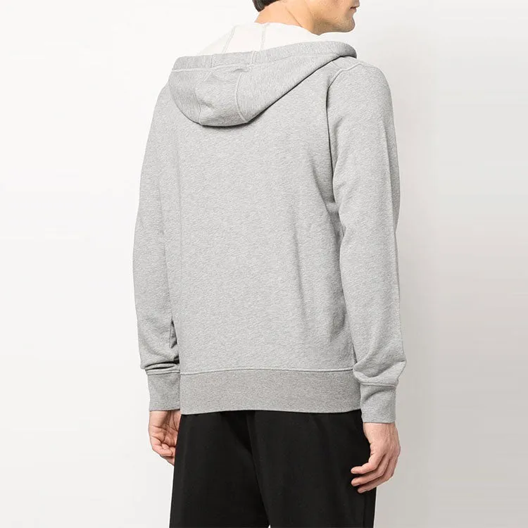 STONE ISLAND Hooded Track Jacket 'Melange Grey' 761564251-V0M64 sold by KicksCrew product image thumbnail 2