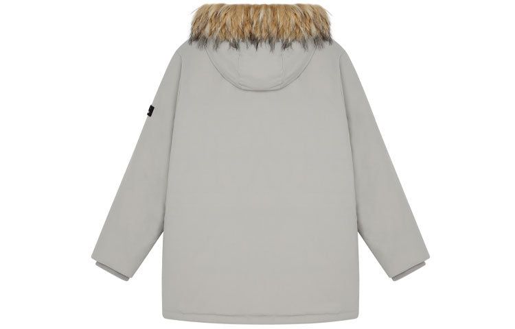 New Balance Street Style Logo Down Jacket 'Grey Brown' AMJ14304-ARF sold by KicksCrew product image thumbnail 2