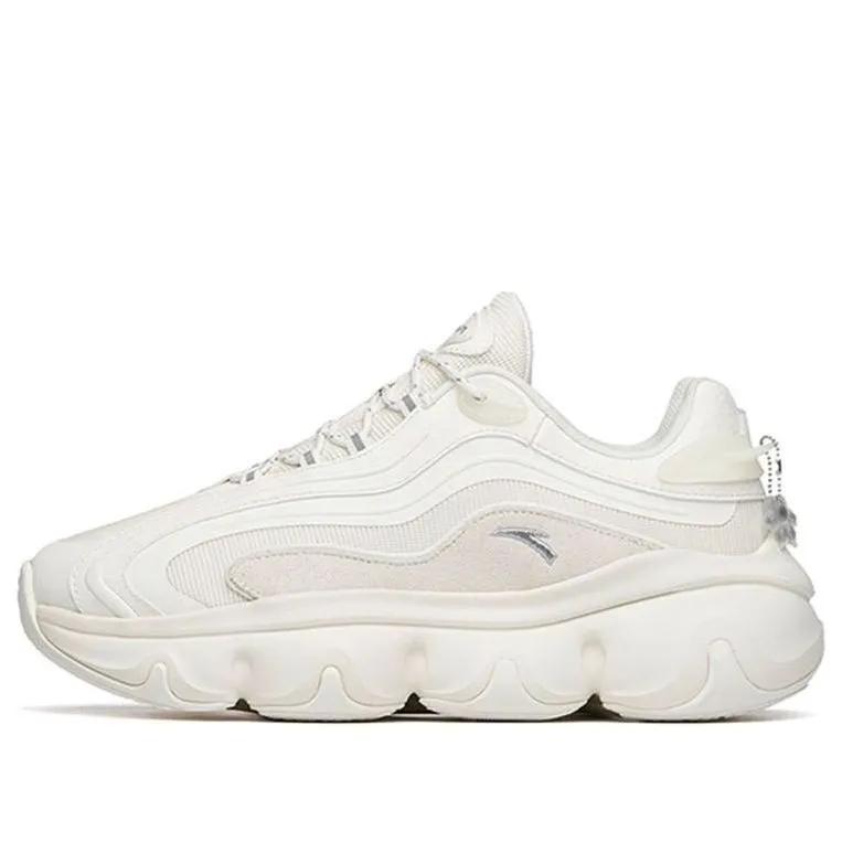 (WMNS) ANTA Life Series Sneakers 'Thick Sole Silver White' 122148895R-1 sold by KicksCrew