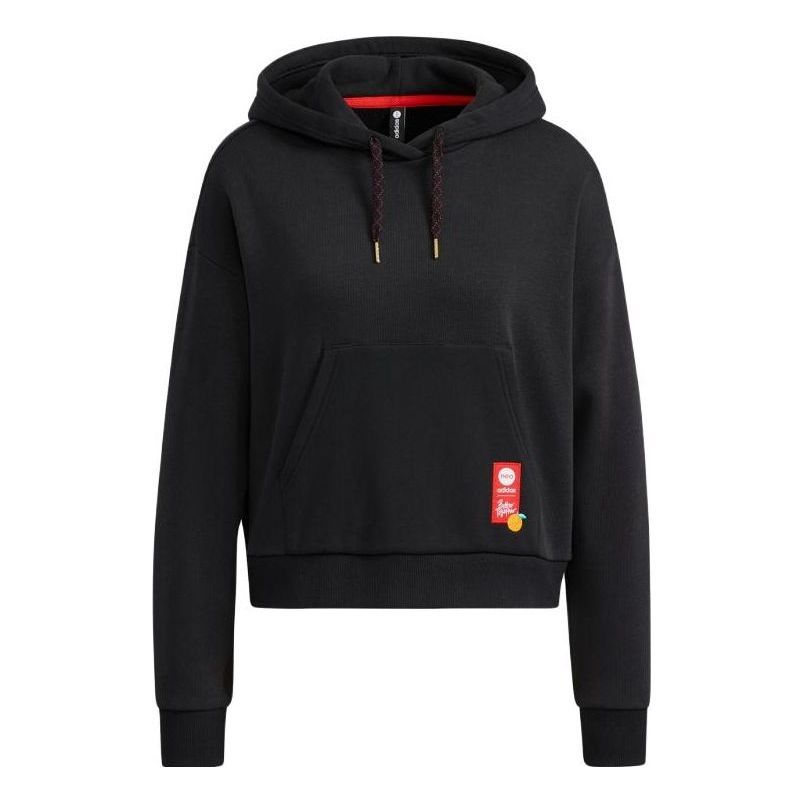 (WMNS) adidas Neo Hoodies 'Black' HI4645 sold by KicksCrew