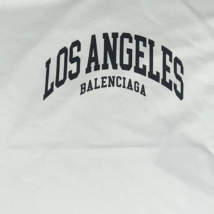 (WMNS) Balenciaga Los Angeles City T-Shirt 'White' 612965TLVL59040 sold by KicksCrew product image thumbnail 3
