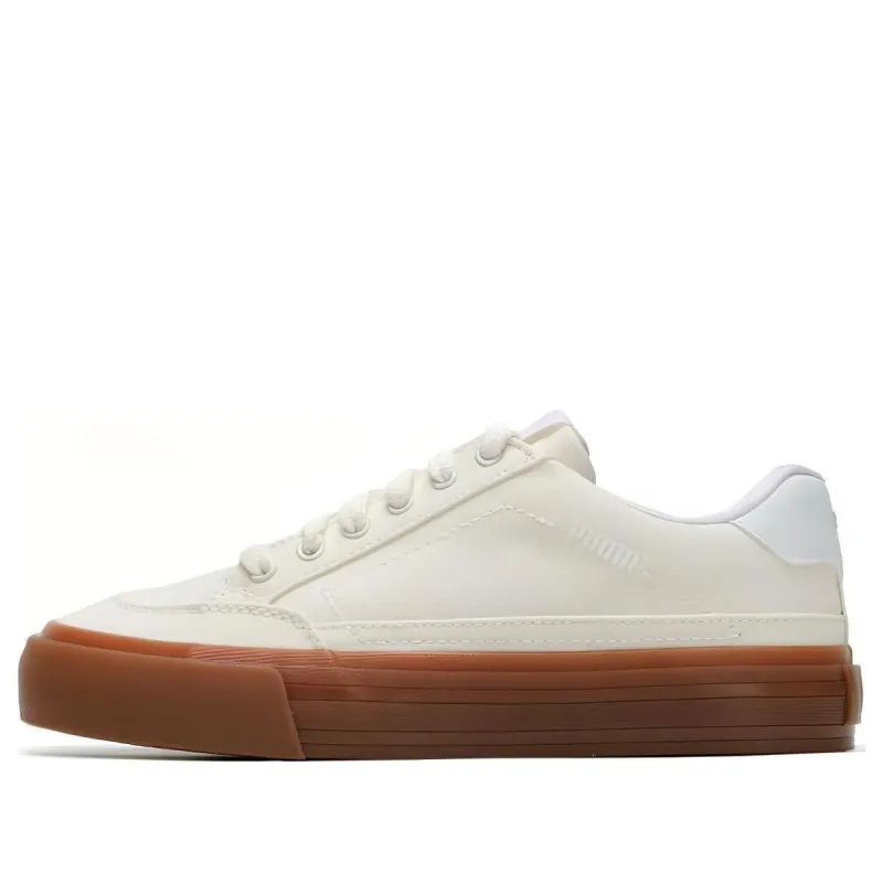PUMA Capris Leather Skateboarding Sneakers 'White' 395020-16 sold by KicksCrew