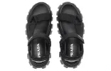 (WMNS) PRADA Sporty Woven Nylon Tape Sandals 'Black' 1X037M_3L74_F0002_F_050 sold by KicksCrew
