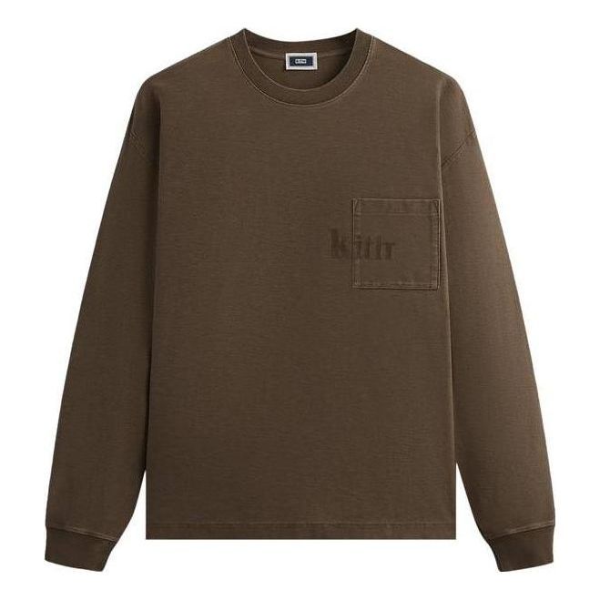 KITH Long-Sleeve Quinn Tee 'Marl' KHM031317-266 sold by KicksCrew