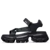 (WMNS) PRADA Sporty Woven Nylon Tape Sandals 'Black' 1X037M_3L74_F0002_F_050 sold by KicksCrew