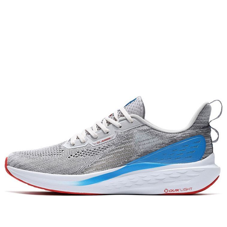 361 QU!K Light Breathable Running Shoes 'Grey Blue' 572022241-2 sold by KicksCrew