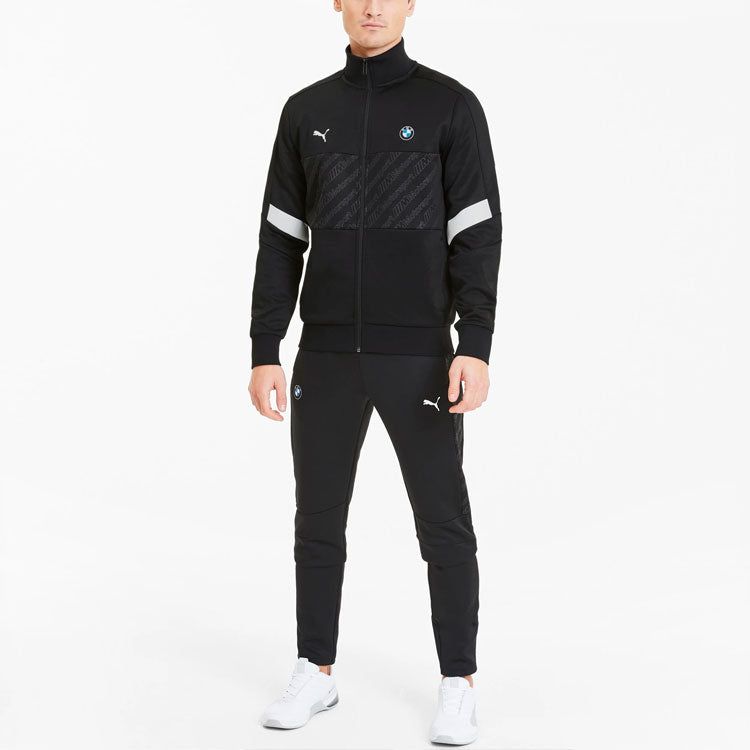 Puma x BMW Motorsports Track Jacket 'Black White' 596094-01 sold by KicksCrew product image thumbnail 3