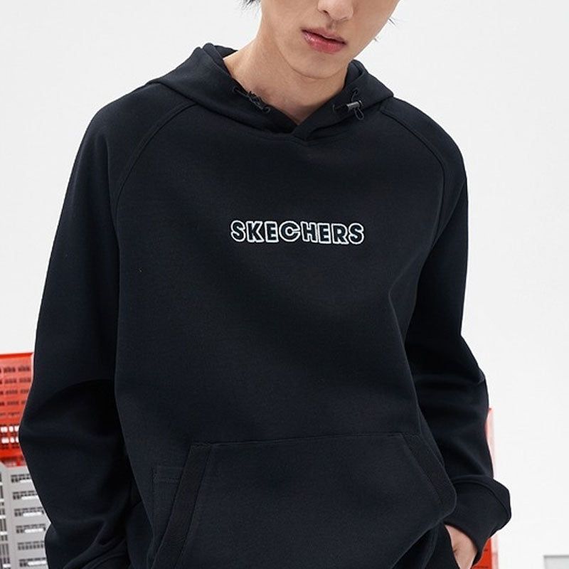 Skechers Graphic Hoodies 'Black White Blue' L121U100-002K sold by KicksCrew product image thumbnail 5