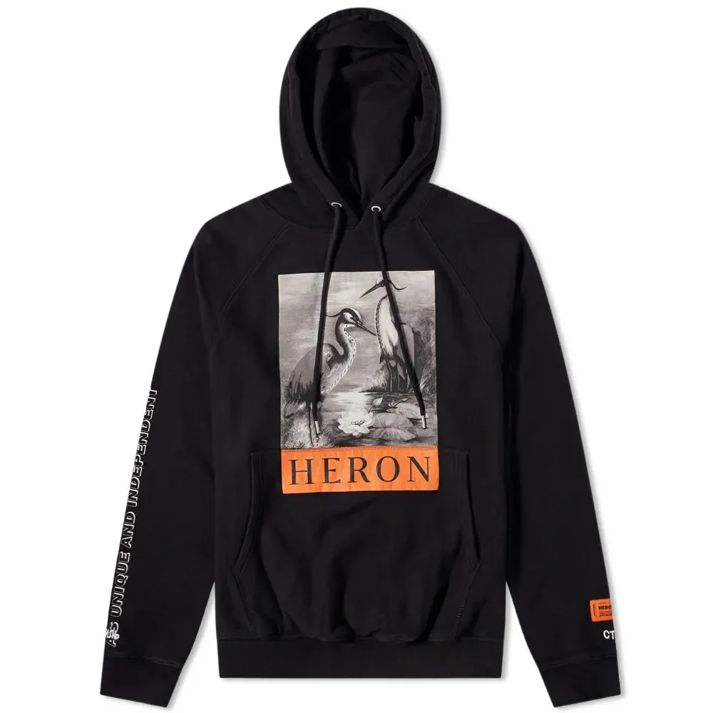 HERON PRESTON SS21 Herons Popover Hoodie 'Black Multi-color' HMBB001F186010151088 sold by KicksCrew